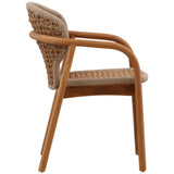 Hexton Outdoor Dining Chair, Taupe, Set of 2