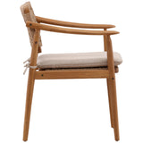Mirette Outdoor Dining Chair Set of 2, Sand