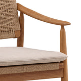 Mirette Outdoor Dining Chair Set of 2, Sand