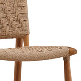 Araya Outdoor Counter Stool, Natural
