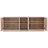 Harrison 5 Door Sideboard, White Wash