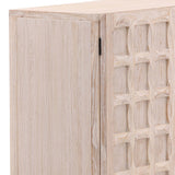 Harrison 4 Door Sideboard, White Wash
