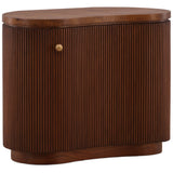 Donella Storage Side Table, Brown