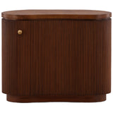 Donella Storage Side Table, Brown