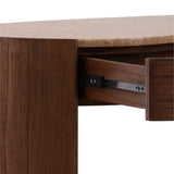 Karisse Desk, Natural/Brown