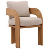 Avrielle Outdoor Dining Chair, Sand, Set of 2