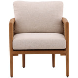 Rowden Outdoor Chair, Cream