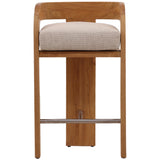 Avrielle Outdoor Counter Stool, Sand