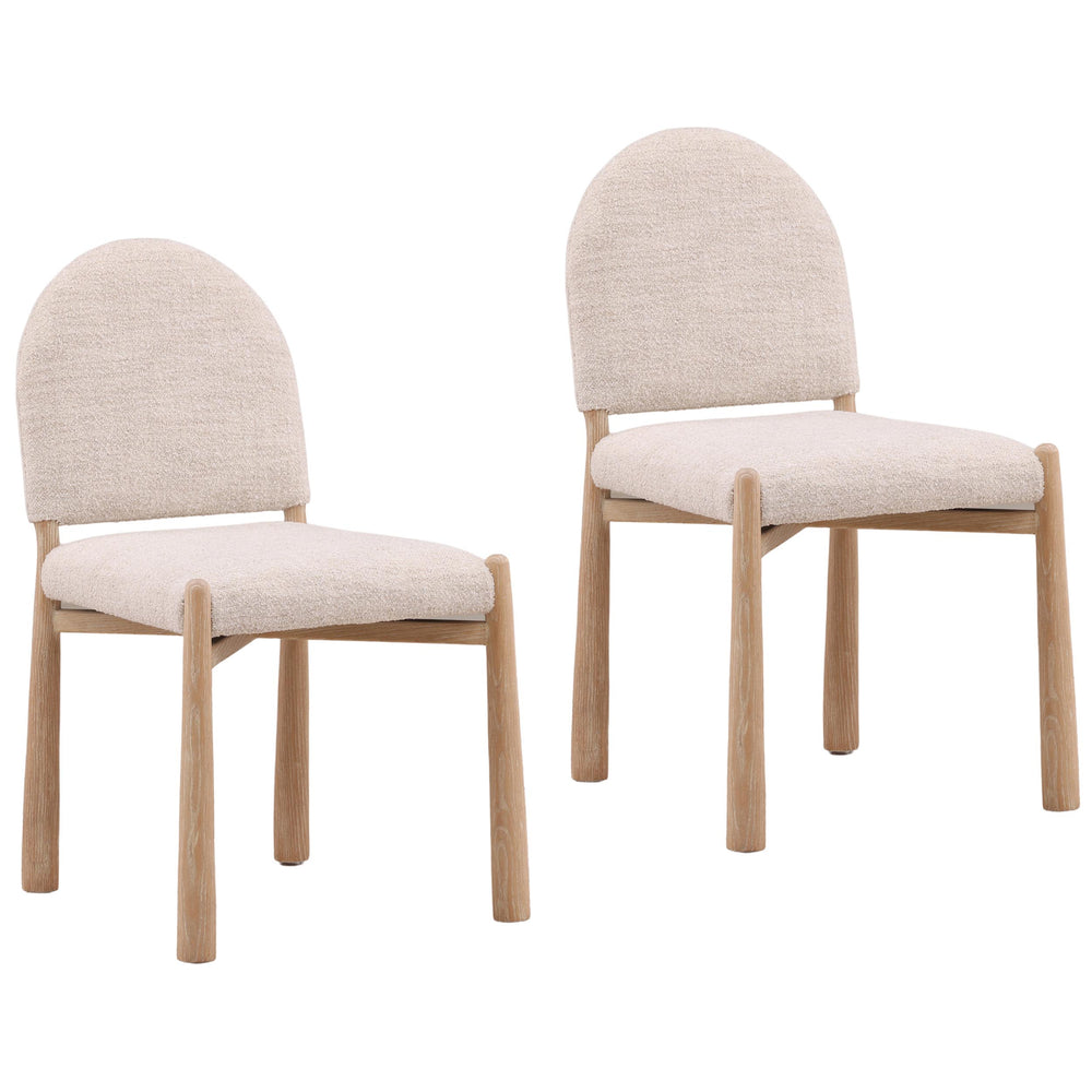 Hiro Dining Chair Set of 2, Cream