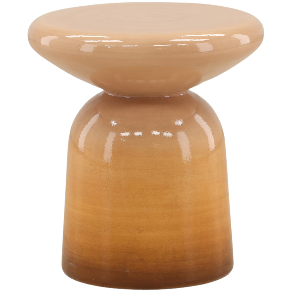 Marcellus Outdoor Side Table, Orange Ombre
