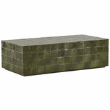 Denslow Outdoor Coffee Table, Olive