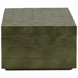 Denslow Outdoor Coffee Table, Olive