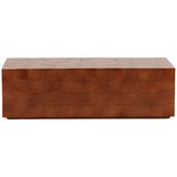 Denslow Outdoor Coffee Table, Rust