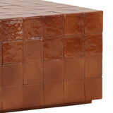 Denslow Outdoor Coffee Table, Rust