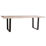Brixton Dining Table, Light Warm Wash
