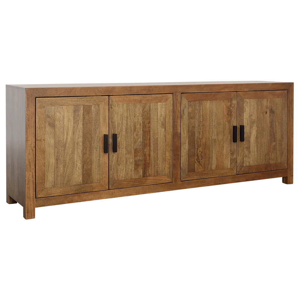 Valen Sideboard, Antique Medium Brown-Furniture - Storage-High Fashion Home