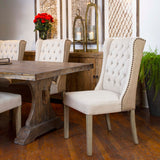 Diana Dining Chair, Light Sand, Set of 2