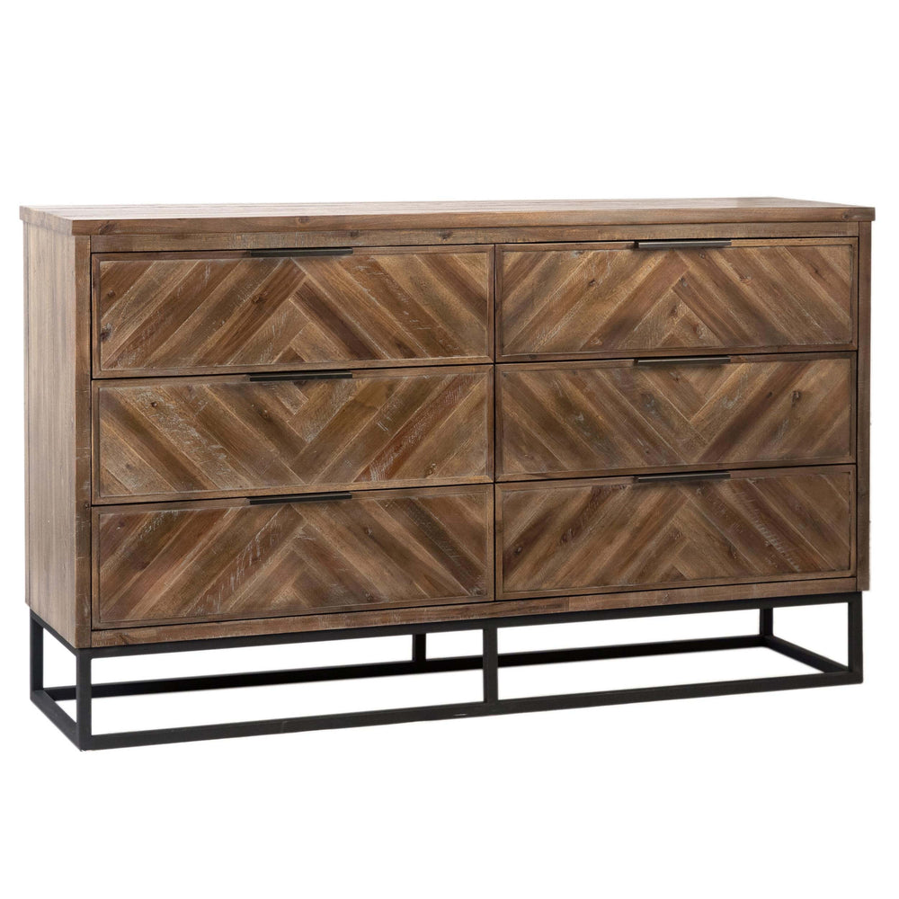 Holbrook Dresser, Antique Brown-Furniture - Storage-High Fashion Home