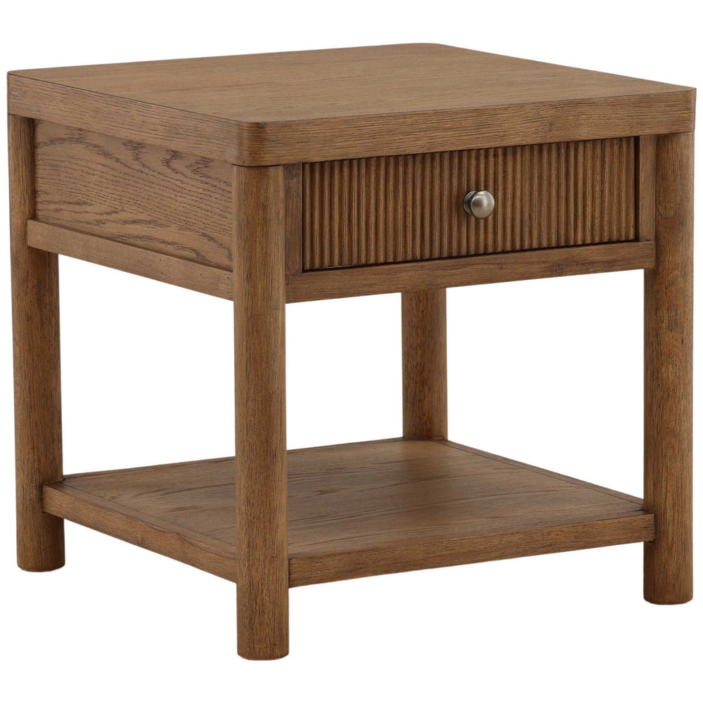 Estrada Side Table, Dark Brown