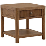 Estrada Side Table, Dark Brown
