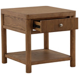 Estrada Side Table, Dark Brown