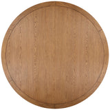 Henley Round Dining Table, Dark Brown