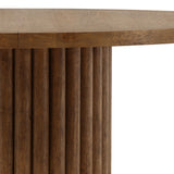 Henley Round Dining Table, Dark Brown