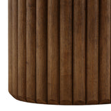 Henley Round Dining Table, Dark Brown