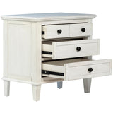 Lugano Nightstand, White Wash