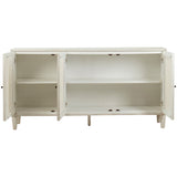 Lugano 3 Door Sideboard, White Wash