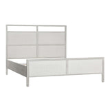 Geraldine Bed, Whitewash-Furniture - Bedroom-High Fashion Home