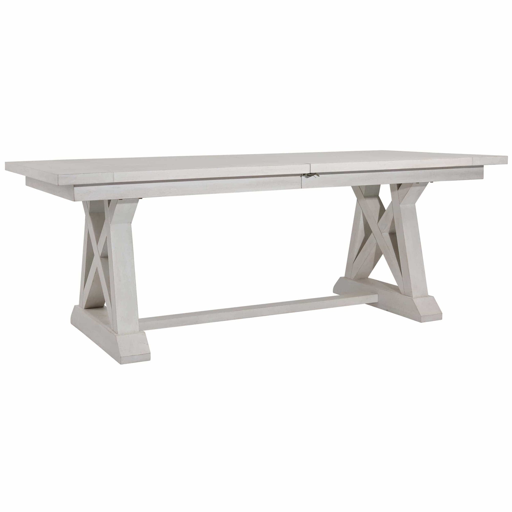 Jersey trestle extendable dining on sale table