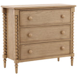 Marcellina 3 Drawer Dresser, Natural