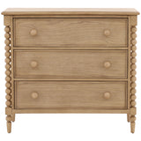 Marcellina 3 Drawer Dresser, Natural