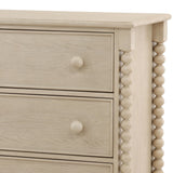 Marcellina 6 Drawer Dresser, White Wash