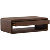 Clarice Coffee Table, Dark Brown