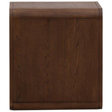 Clarice Side Table, Dark Brown