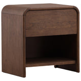 Amsel Nightstand, Dark Brown