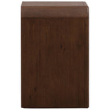 Amsel Nightstand, Dark Brown