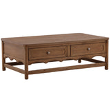 Phoebe Coffee Table, Dark Brown