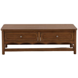 Phoebe Coffee Table, Dark Brown