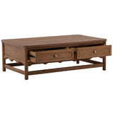Phoebe Coffee Table, Dark Brown