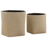 Ellington Planter, Beige, Set of 2