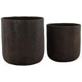 Glenford Planter, Brown, Set of 2