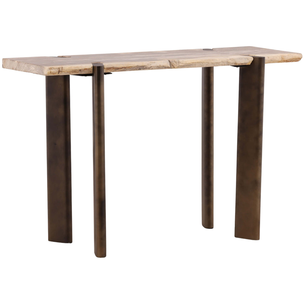 Peridot Console Table, Light Natural-Furniture - Accent Tables-High Fashion Home