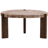 Sampson Large Coffee Table, Light Natural-Furniture - Accent Tables-High Fashion Home