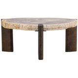 Sampson Small Coffee Table, Light Natural-Furniture - Accent Tables-High Fashion Home