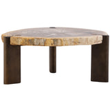 Sampson Small Coffee Table, Light Natural-Furniture - Accent Tables-High Fashion Home