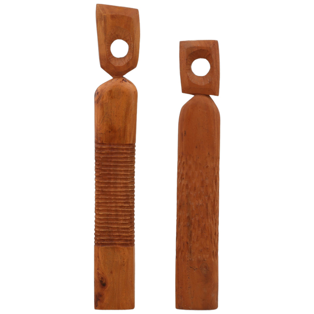 Norix Sculpture, Natural, Set of 2