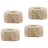 Alvara Candle Holder, Cream, Set of 4